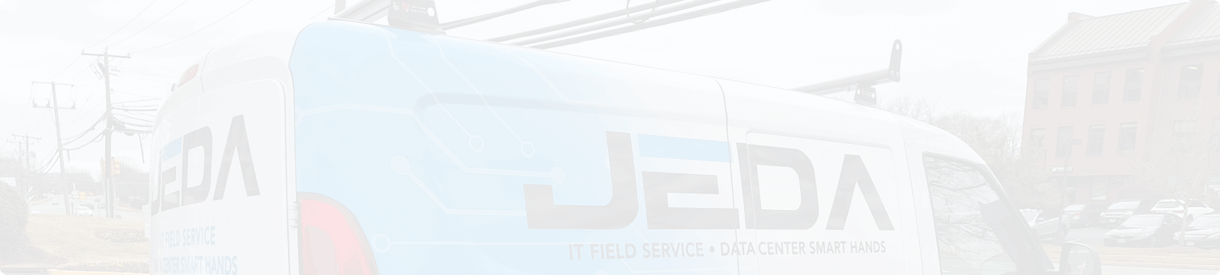 Jeda brand vehicle graphic for marketing use.